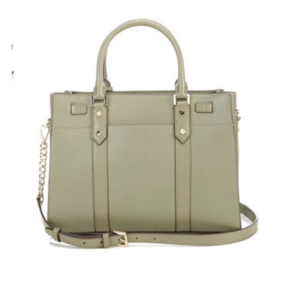 NWT MK Nouveau Hamilton Large Leather Satchel Bag - Picture 3 of 8